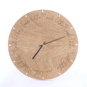 Wall clock Enjoy the moment