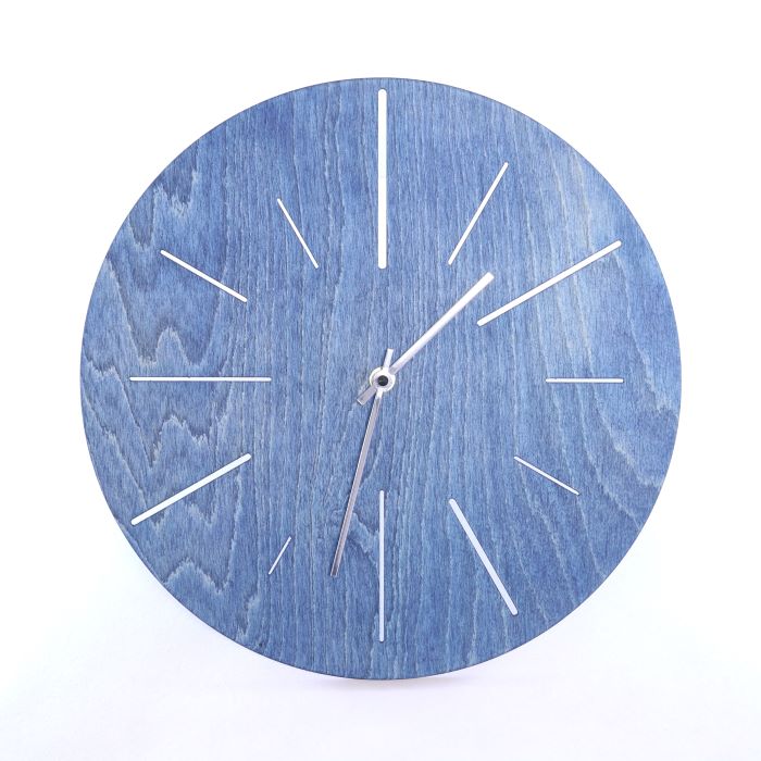 Wall clock Blue