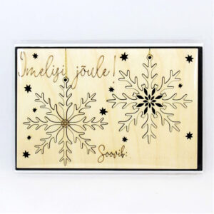 Puidust jõulukaart