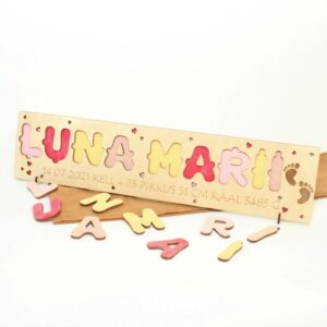 Name puzzle with birth data