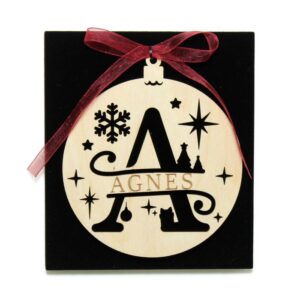 Named Christmas decoration