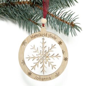 Nimega jõuluehe lumehelbega