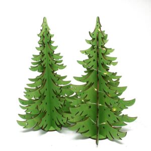 Värviline puidust kuusk