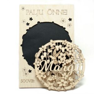 Tassialusega puidust kaart